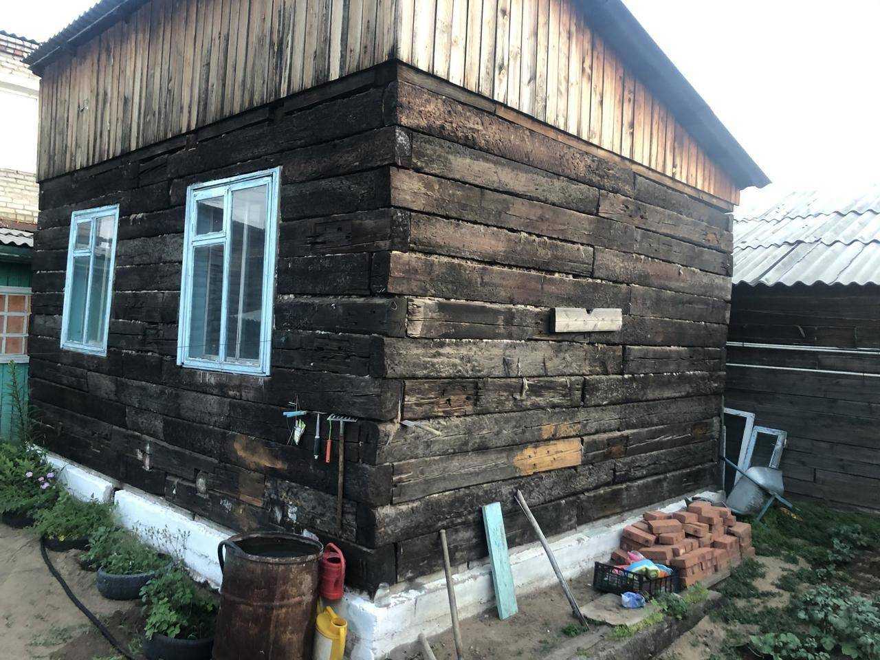Баня из шпал своими руками - строительство дома своими руками