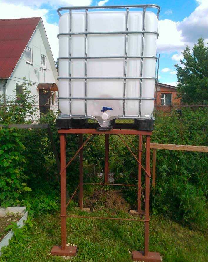 Емкость для воды своими руками на даче: как сделать из подручных средств, видео