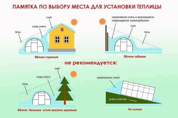 5 рекомендаций, как правильно расположить теплицу на участке