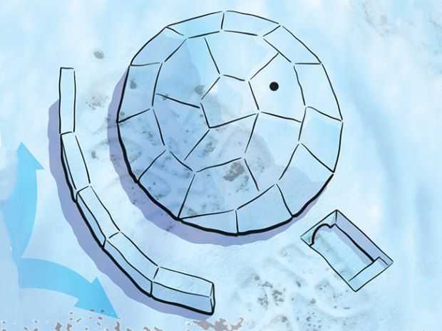 Как построить иглу из снега своими руками