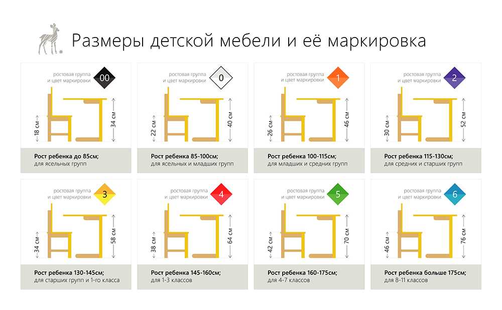 Мебель для школы: требования санпин, маркировка, цвет