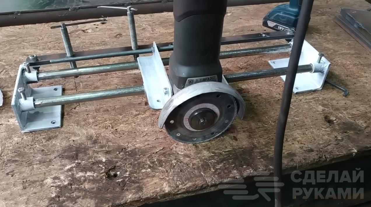 Станок для резки кирпича своими руками из болгарки