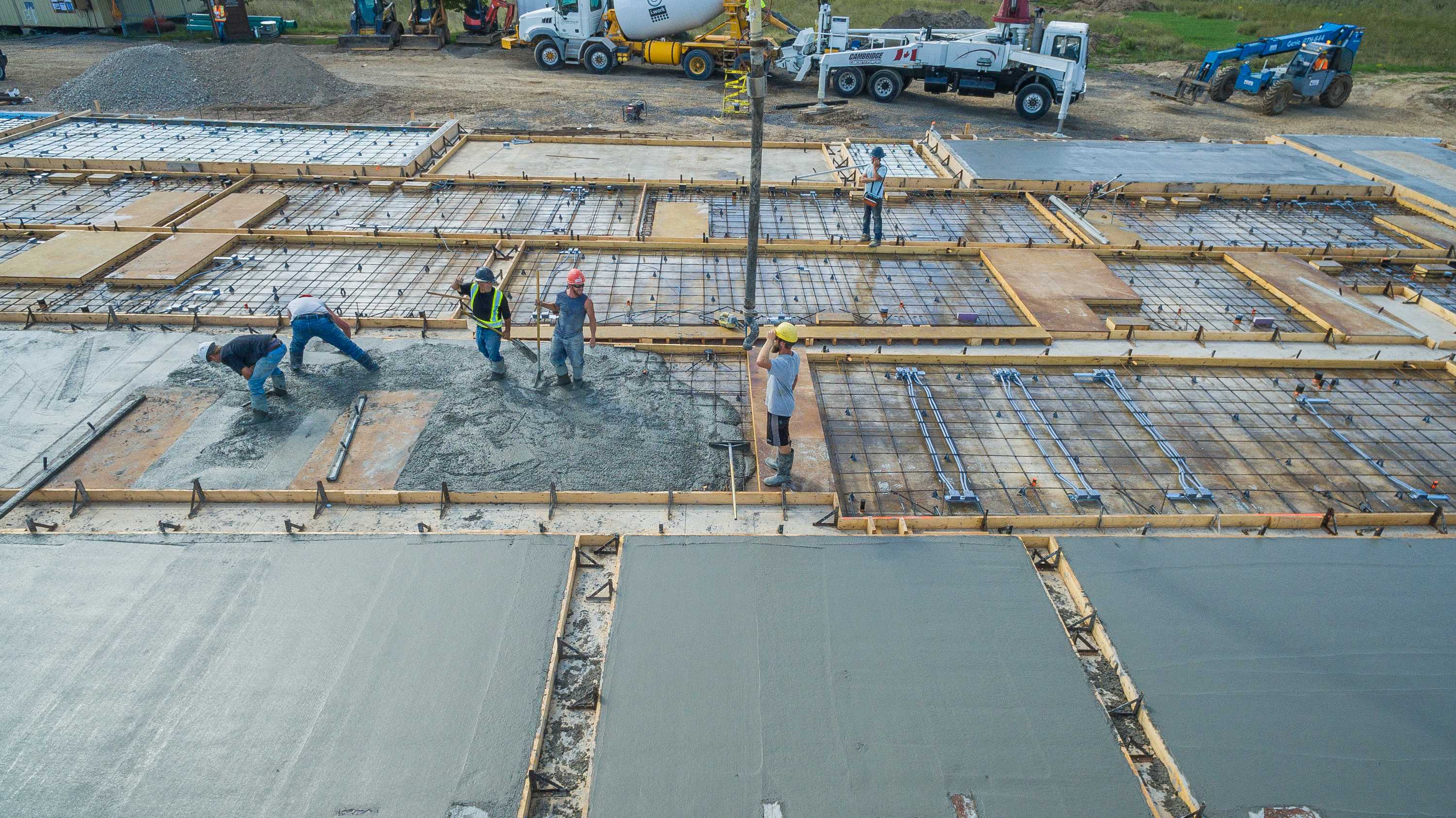 How are tilt-up walls constructed?
