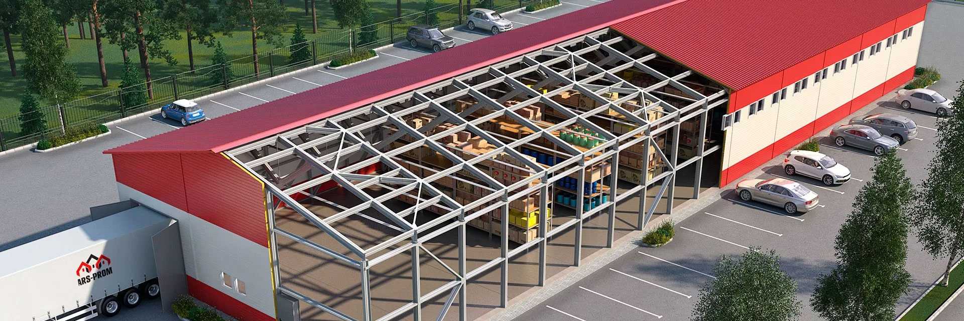 Строительство быстровозводимых зданий из металлоконструкций под ключ | evraz steel box