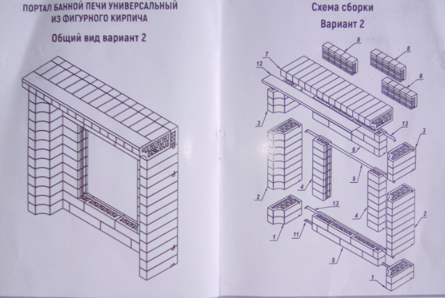 Портал в бане из минерита своими руками