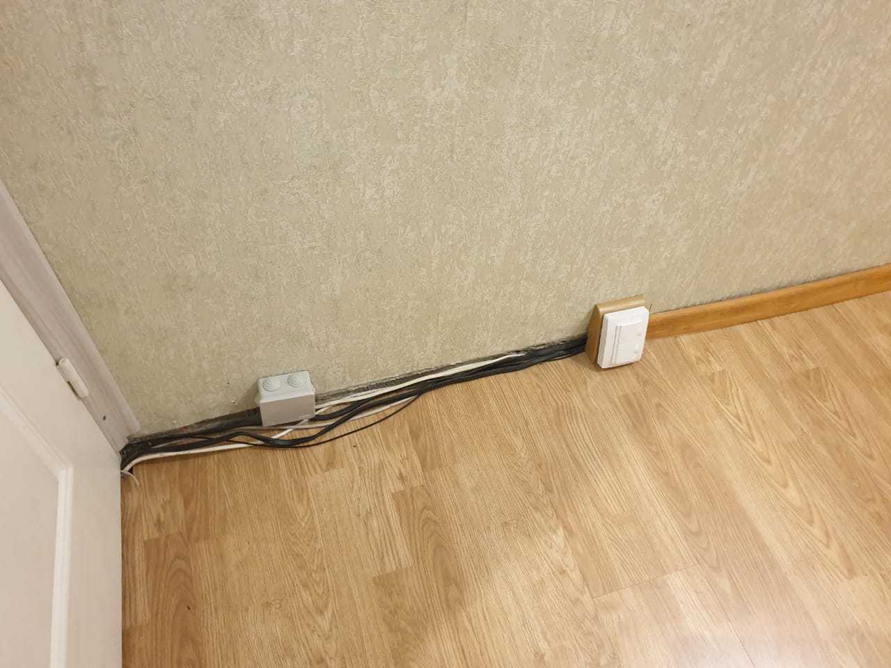 прокладка кабеля в кабель канале в квартире
