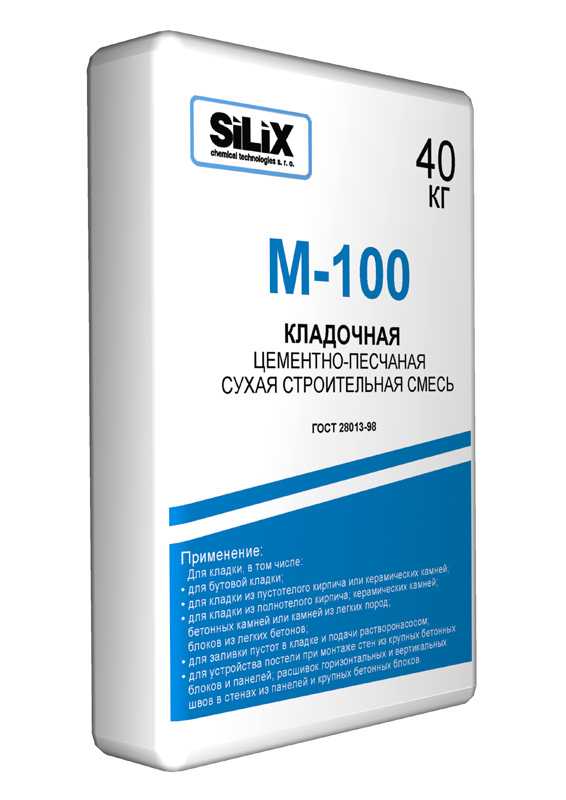 Цементно-песчаный раствор: плотность, вес, пропорции